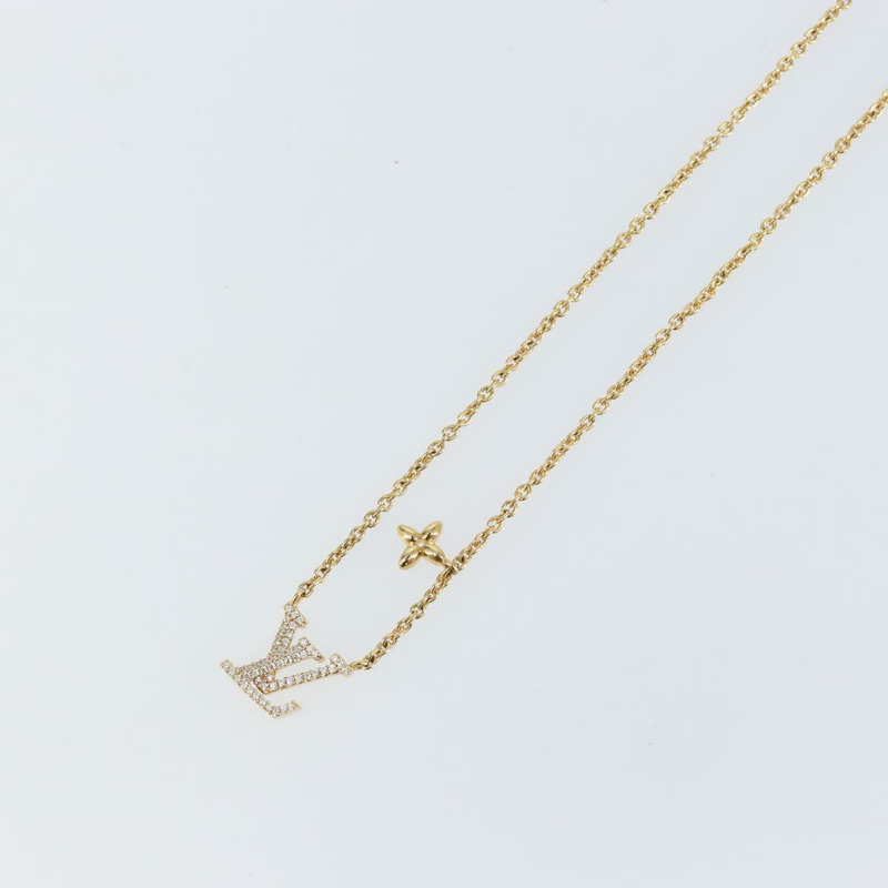 【日本直送】路易威登 (LOUIS VUITTON) LV 經典項鍊 金屬金色 M00596 LV 正品 sw1606-3