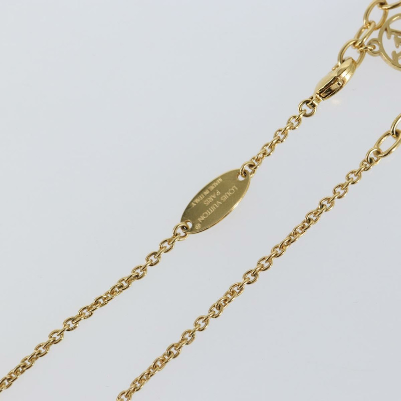 【日本直送】路易威登 (LOUIS VUITTON) LV 經典項鍊 金屬金色 M00596 LV 正品 sw1606-6