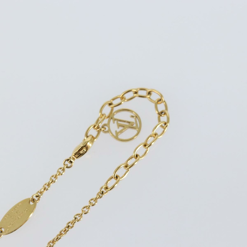 【日本直送】路易威登 (LOUIS VUITTON) LV 經典項鍊 金屬金色 M00596 LV 正品 sw1606-7