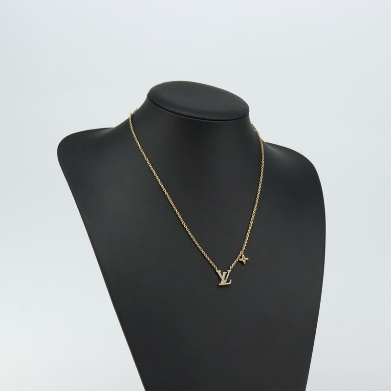 【日本直送】路易威登 (LOUIS VUITTON) LV 經典項鍊 金屬金色 M00596 LV 正品 sw1606-15