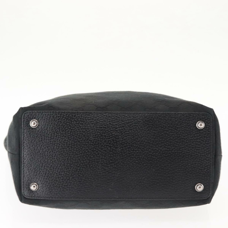 【日本直送】GUCCI GG帆布托特包 黑色金色 120836 正品 fm4884-4