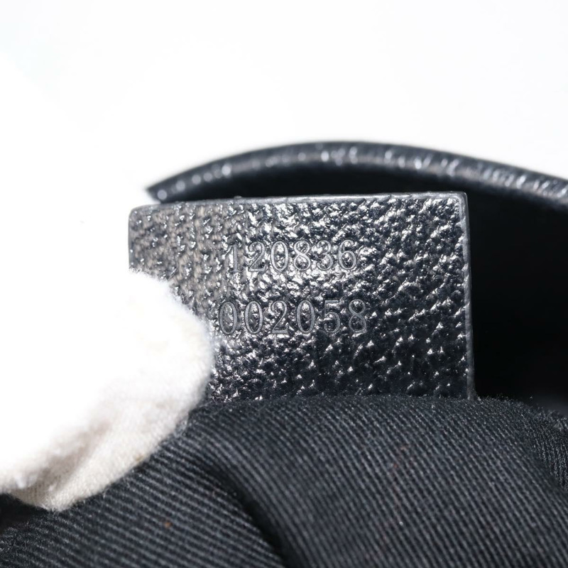 【日本直送】GUCCI GG帆布托特包 黑色金色 120836 正品 fm4884-11