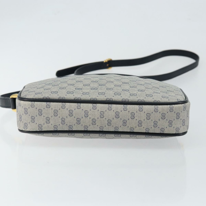 【日本直送】GUCCI Micro GG Supreme 單肩包 PVC 海軍藍/金色 007 56 0095 Auth fm4868-4