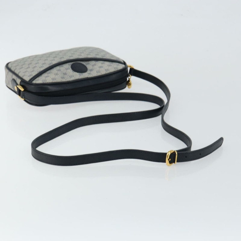 【日本直送】GUCCI Micro GG Supreme 單肩包 PVC 海軍藍/金色 007 56 0095 Auth fm4868-6