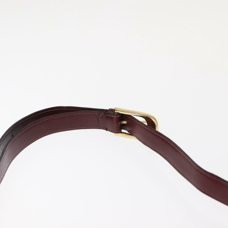 【日本直送】GUCCI 鏈條單肩包 皮革 波爾多金 Auth fm4893-7