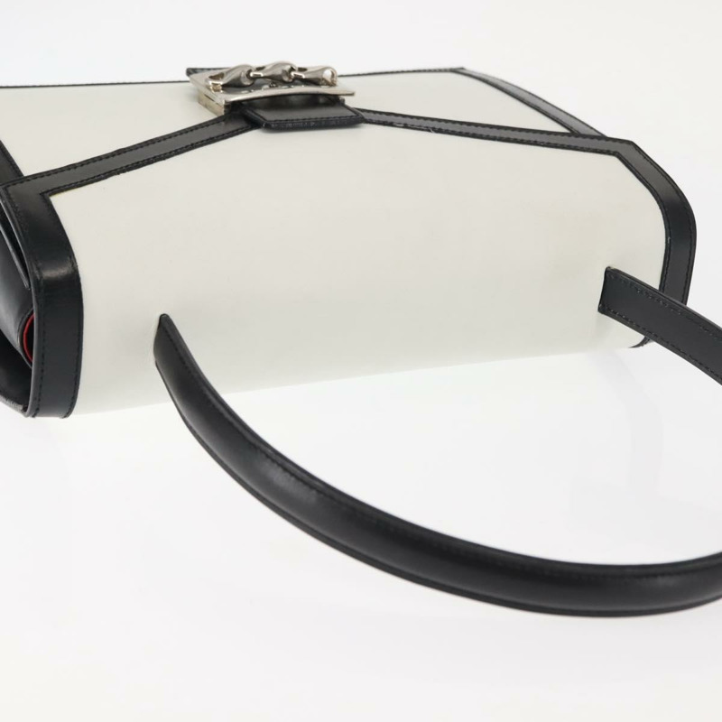 【日本直送】CELINE 手提包 皮革 白色 銀色 正品 145959-5