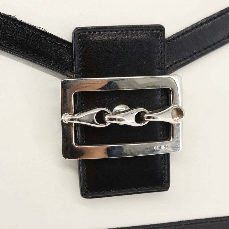 【日本直送】CELINE 手提包 皮革 白色 銀色 正品 145959-16