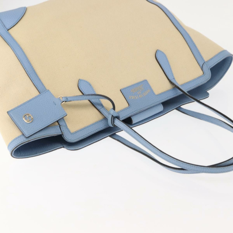 【日本直送】GUCCI 帆布手提包 米色 金色 354397 467891 正品 145984-6