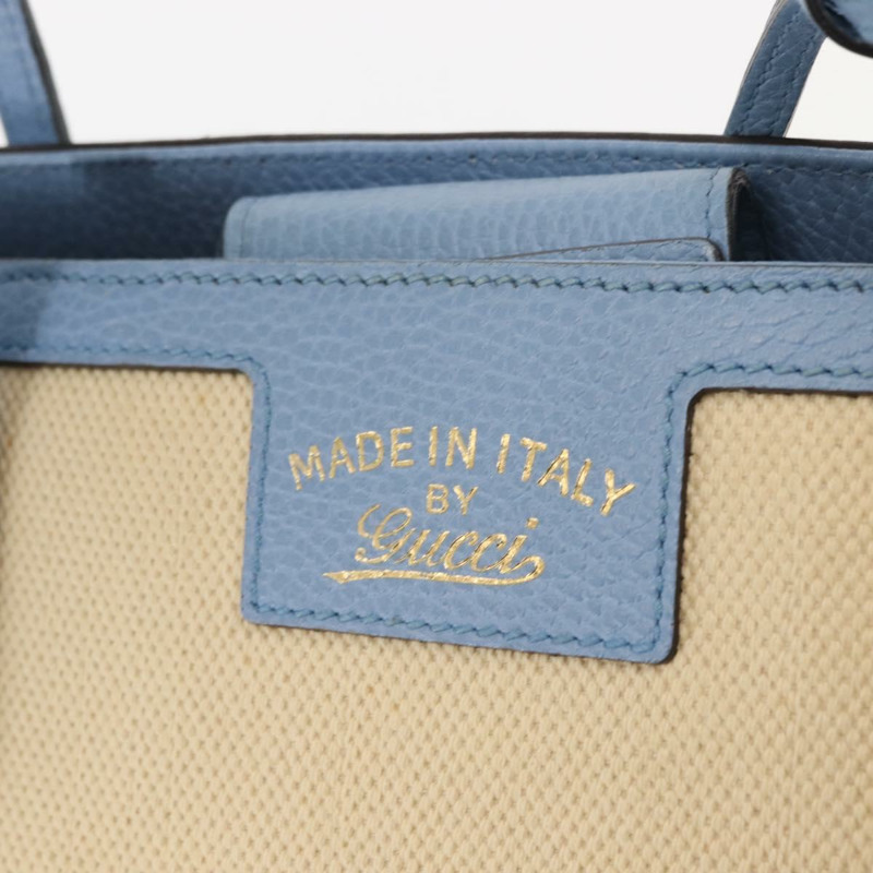 【日本直送】GUCCI 帆布手提包 米色 金色 354397 467891 正品 145984-17