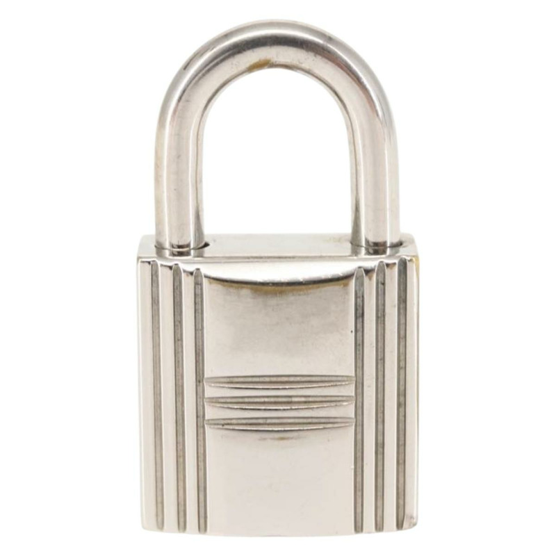 【日本直送】愛馬仕 Cadena 掛鎖 金屬 銀色 Auth hk3164-1