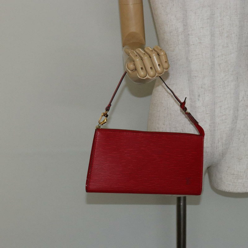 【日本直送】路易威登 Epi Pochette 配件袋 紅色 M52947 LV 正品 hk3148-19