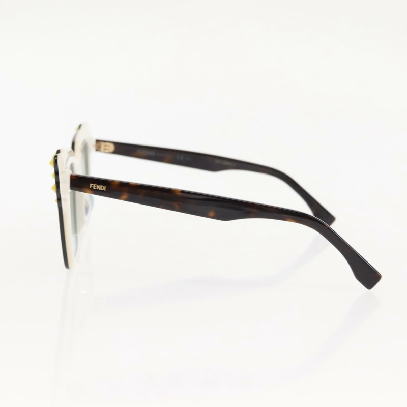 【日本直送】FENDI 太陽眼鏡 塑膠 棕色 C9KEQ Auth hk3162-5