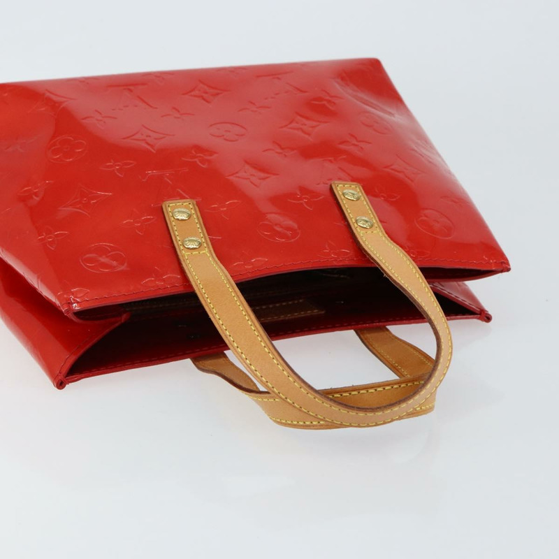 【日本直送】路易威登 Monogram Vernis Reade PM 手提包 紅色 M91088 LV 正品 146322-5