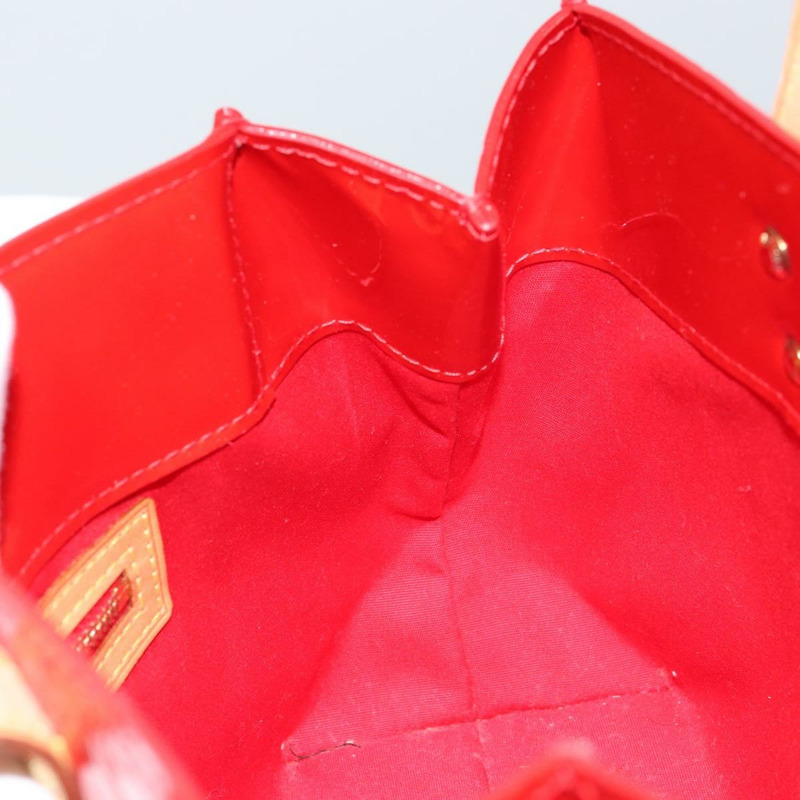 【日本直送】路易威登 Monogram Vernis Reade PM 手提包 紅色 M91088 LV 正品 146322-16