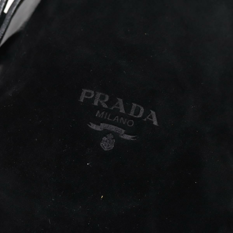 【日本直送】PRADA 黑色麂皮肩背包，正品 bs29915-19