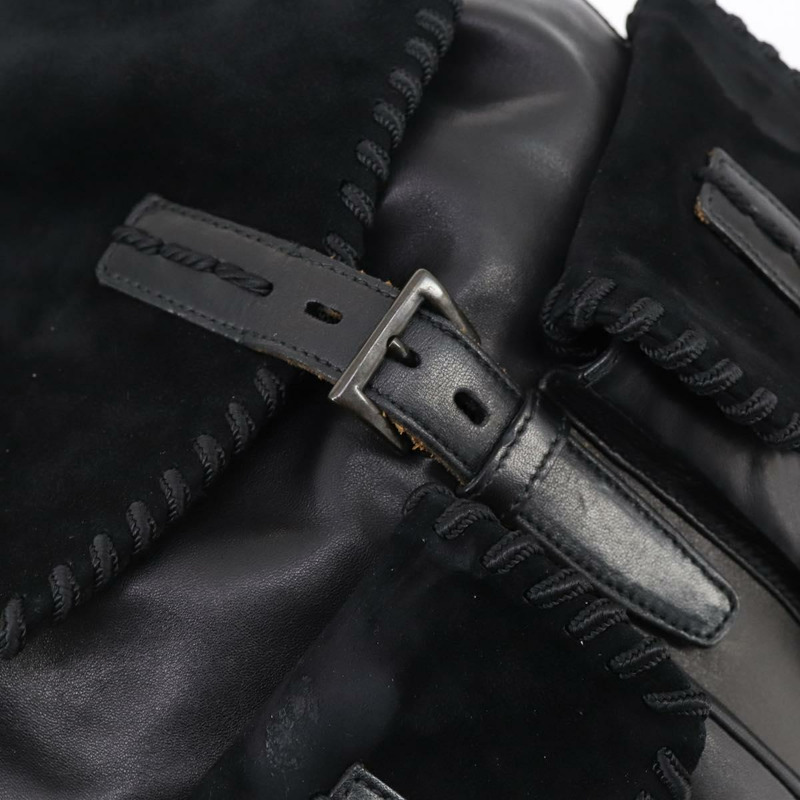 【日本直送】PRADA 黑色麂皮肩背包，正品 bs29915-20