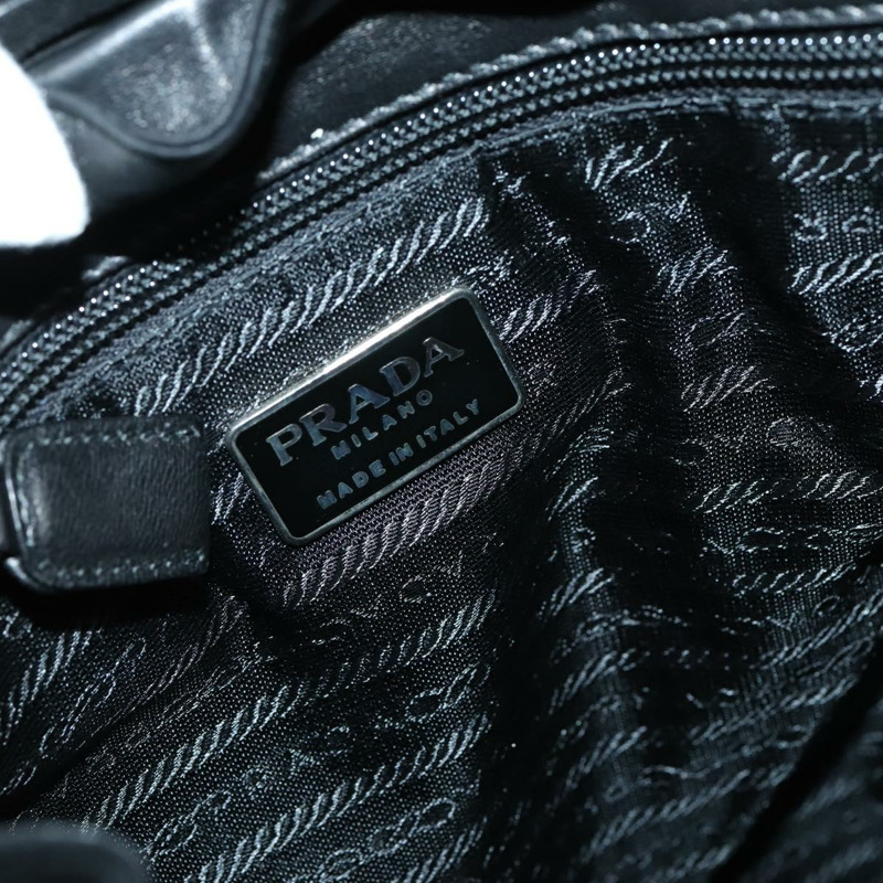 【日本直送】PRADA 黑色麂皮肩背包，正品 bs29915-22