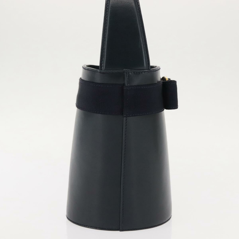 【日本直送】Salvatore Ferragamo Vala 單肩包 皮革 海軍藍 金色 正品 bs29928-3