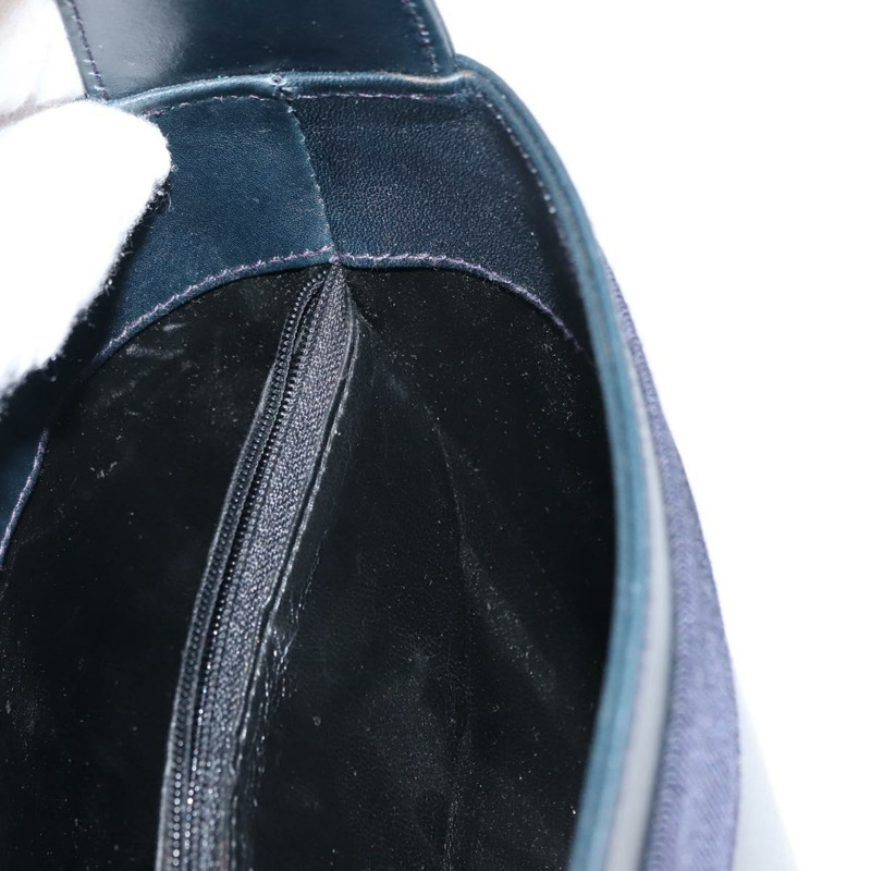 【日本直送】Salvatore Ferragamo Vala 單肩包 皮革 海軍藍 金色 正品 bs29928-17