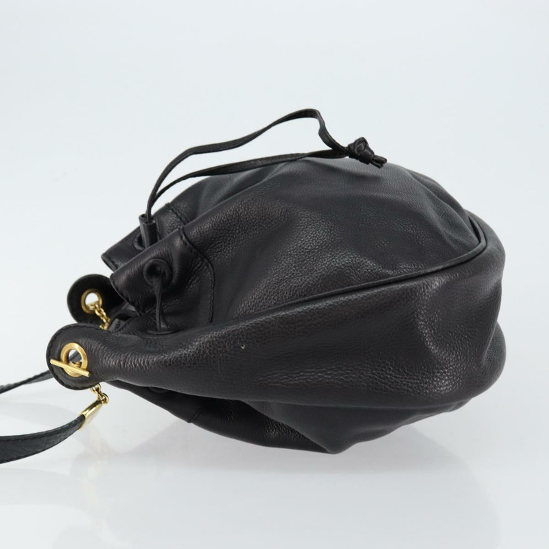 【日本直送】BOTTEGA VENETA 黑色金色皮革單肩包 正品 bs29943-3