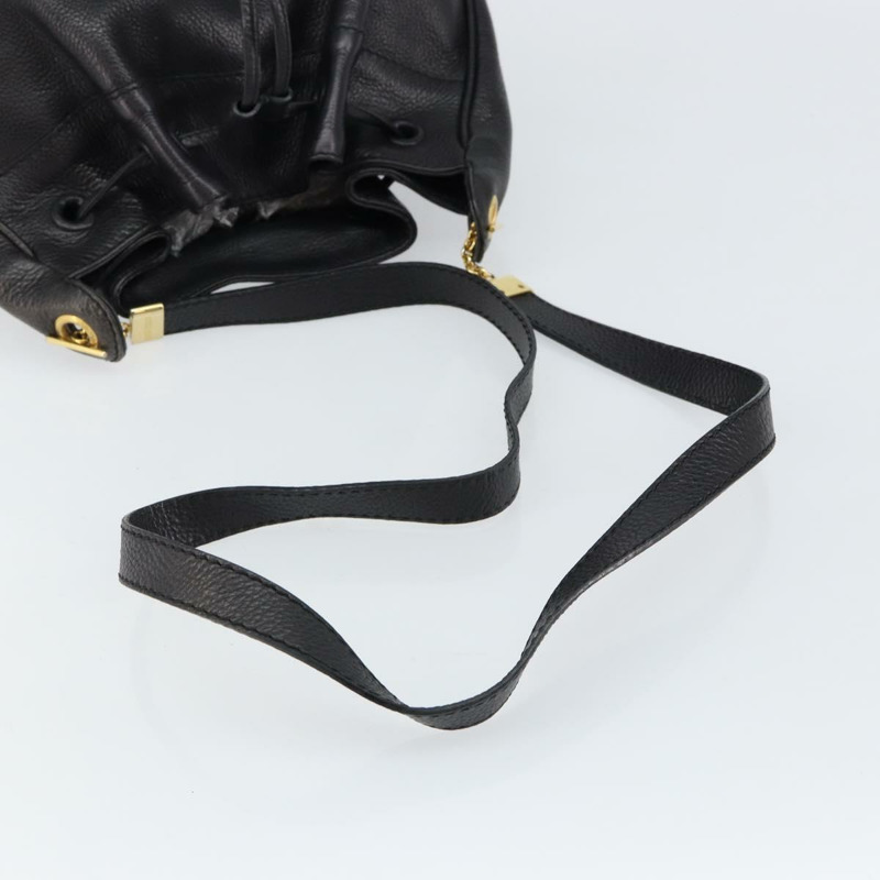 【日本直送】BOTTEGA VENETA 黑色金色皮革單肩包 正品 bs29943-6