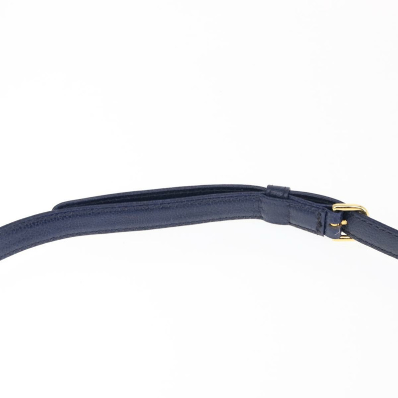 【日本直送】VALENTINO 皮革雙肩包 藍色金色 Auth bs29911-14