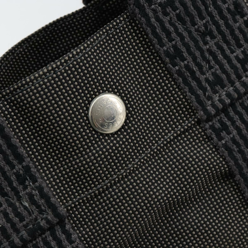 【日本直送】愛馬仕 Her Line PM 帆布托特包 灰色 Auth hk3125-16