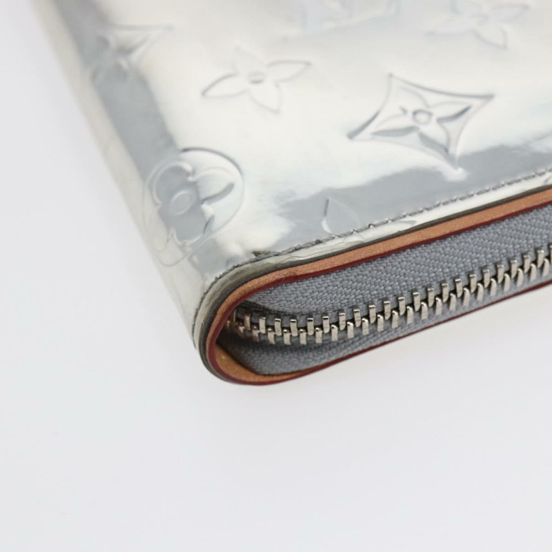 【日本直送】路易威登 Mirror Zippy 垂直錢包 銀色 M80808 正品 145872-13