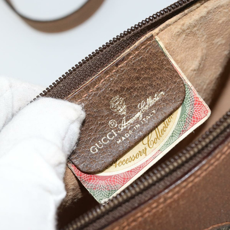 【日本直送】GUCCI GG Supreme Web Sherry Line 手提包 PVC 米色 金色 89 02 018 正品 145882-17