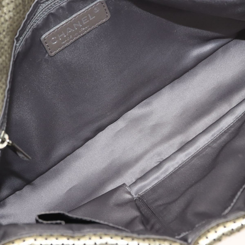 【日本直送】香奈兒鏈條單背包，沖孔皮革，金色雙C標誌，貨號145595-10