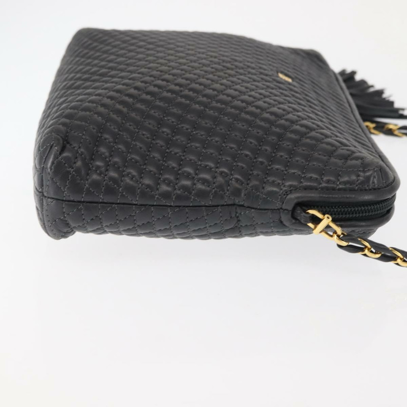 【日本直送】BALLY 鏈條單肩包 皮革 黑色 正品 145489-2