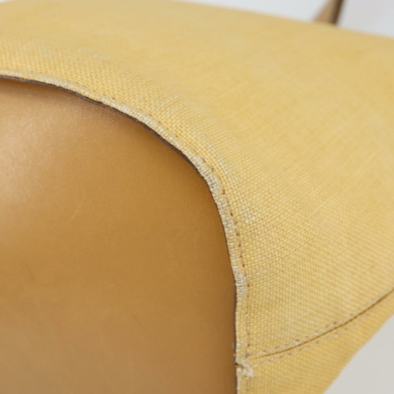 【日本直送】CELINE 圓背包 帆布 皮革 米色 正品 145770-7