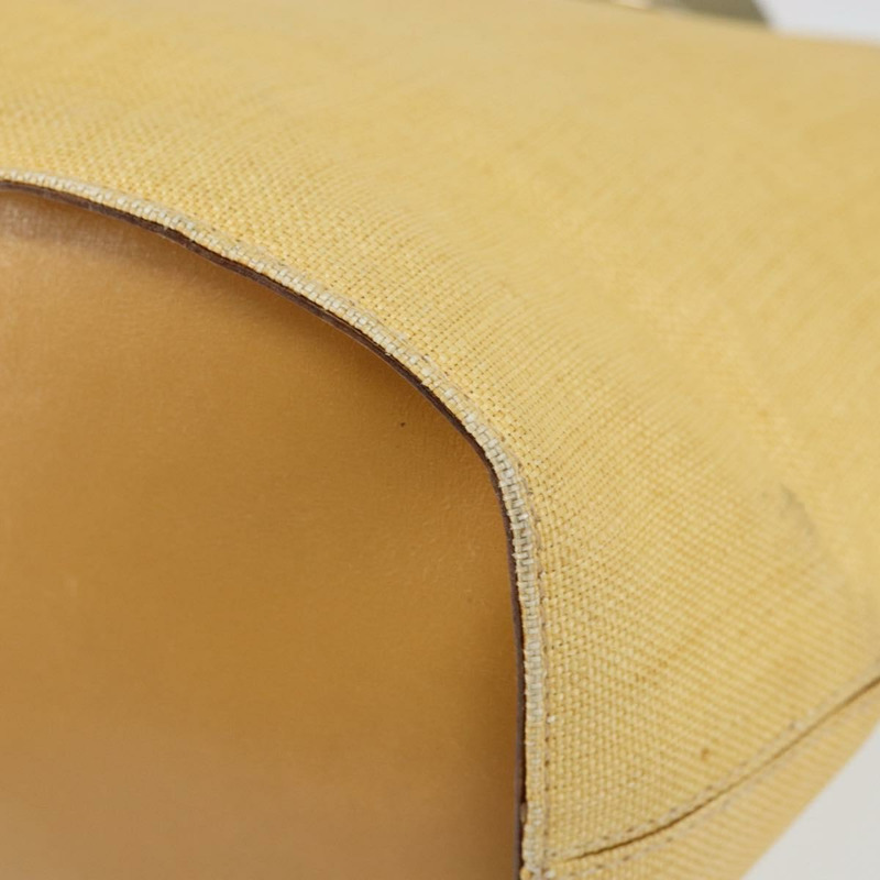 【日本直送】CELINE 圓背包 帆布 皮革 米色 正品 145770-15