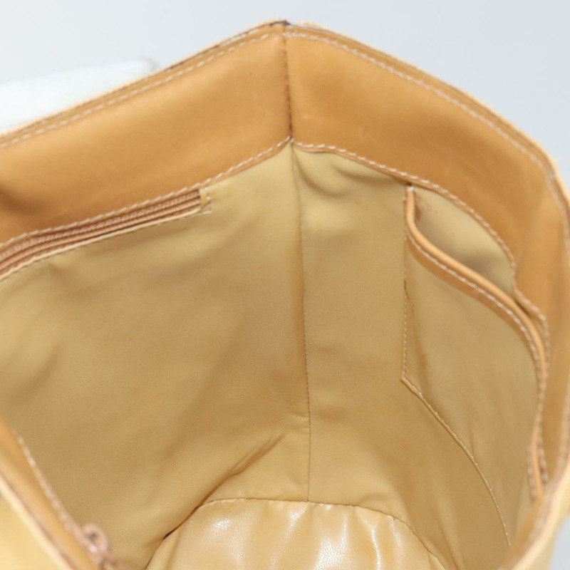 【日本直送】CELINE 圓背包 帆布 皮革 米色 正品 145770-18