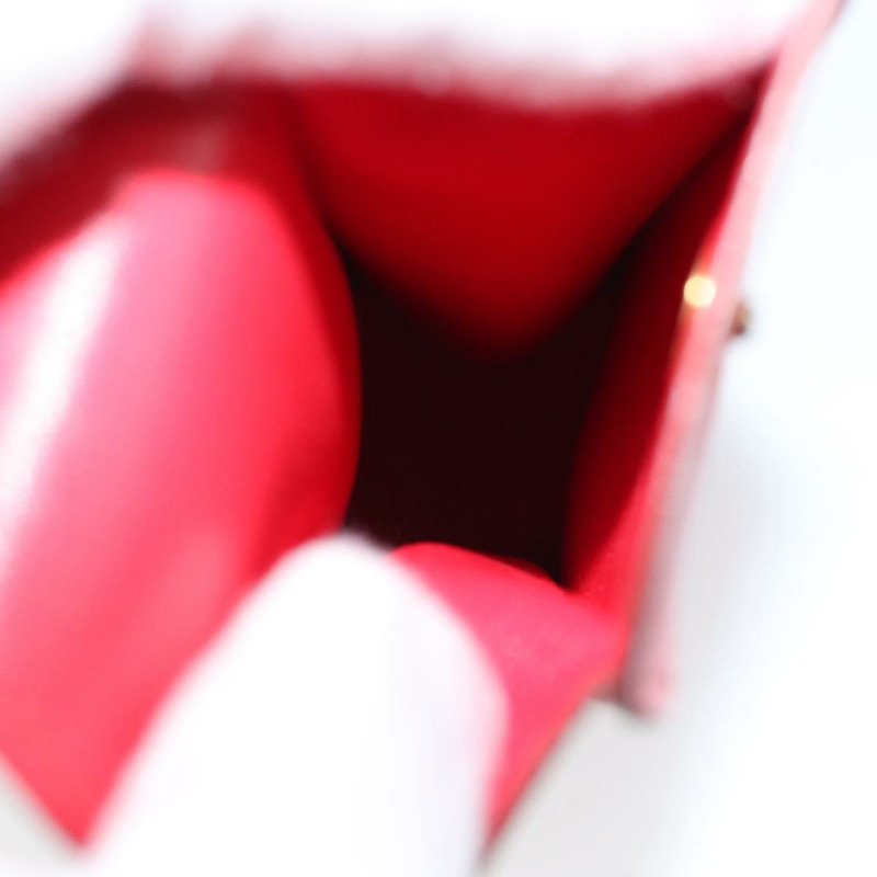 【日本直送】愛馬仕眼鏡盒 皮革 紅色 金色 正品 bs29762-10