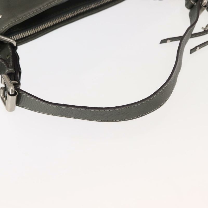 【日本直送】Chloe Paddington 灰色真皮單肩包 正品 sw1574-6