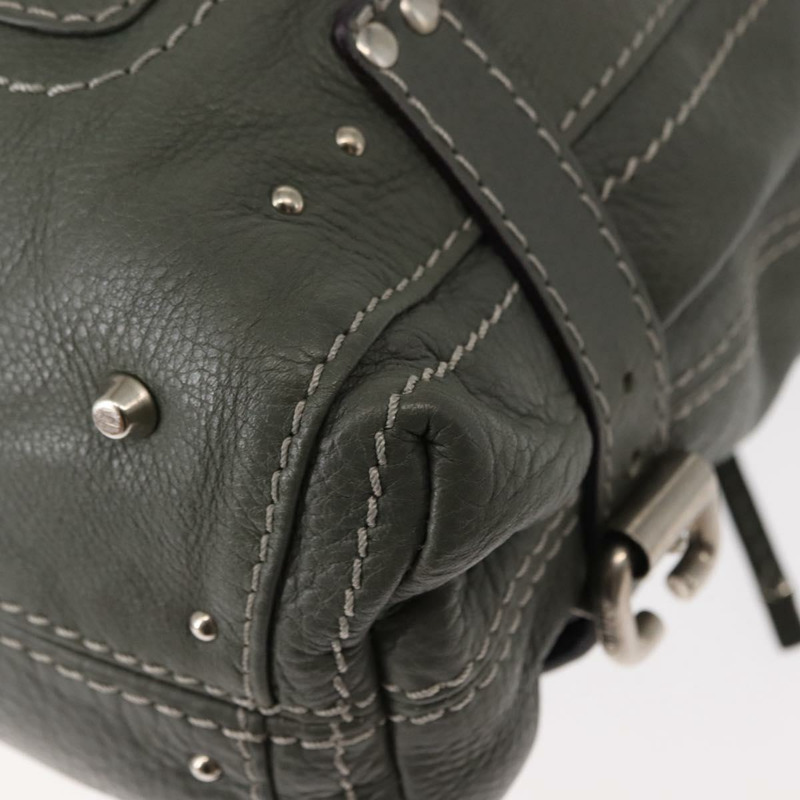 【日本直送】Chloe Paddington 灰色真皮單肩包 正品 sw1574-14