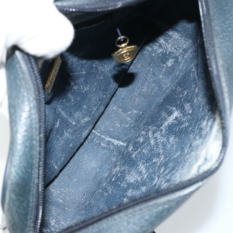 【日本直送】GUCCI Micro GG帆布單肩包 PVC皮革 海軍藍 正品 sw1590-9