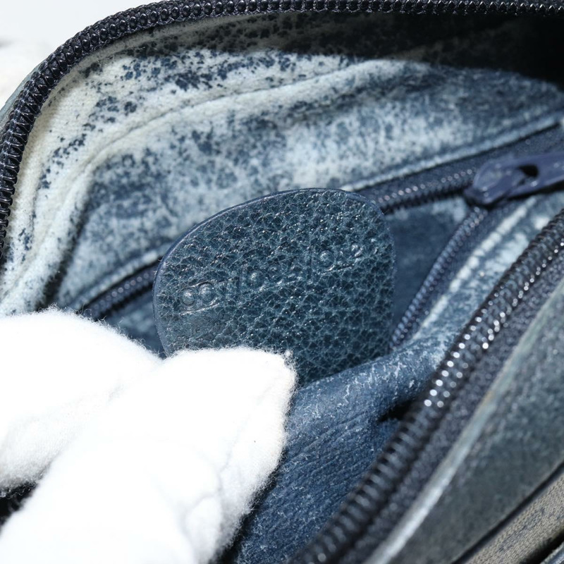 【日本直送】GUCCI Micro GG帆布單肩包 PVC皮革 海軍藍 正品 sw1590-11