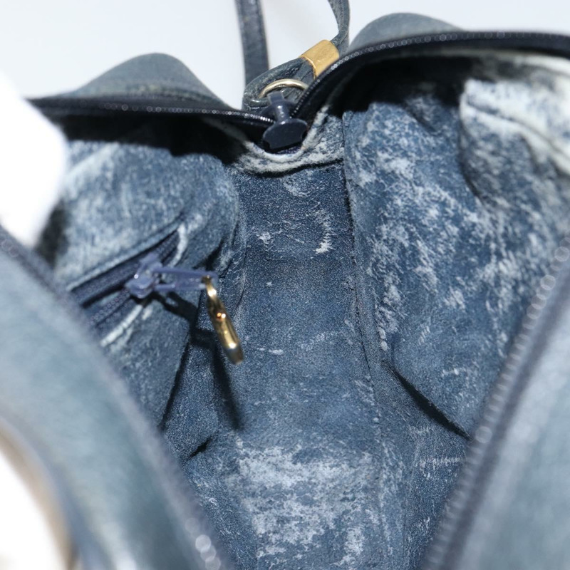 【日本直送】GUCCI Micro GG帆布單肩包 PVC皮革 海軍藍 正品 sw1590-19