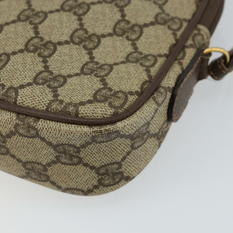 【日本直送】GUCCI GG帆布肩背包 PVC皮革 米色 正品 sw1583-8