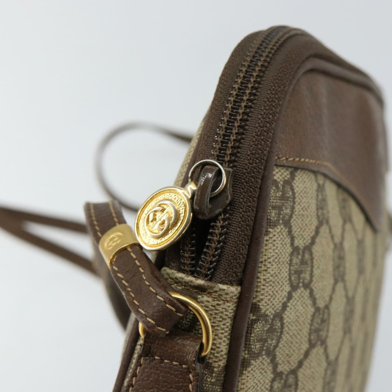 【日本直送】GUCCI GG帆布肩背包 PVC皮革 米色 正品 sw1583-9