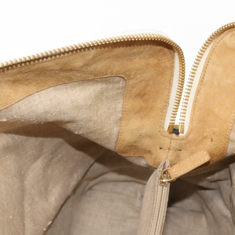 【日本直送】FENDI 胡桃色帆布托特包 帆布皮革 米色 黑色 金色 正品 bs29810-23