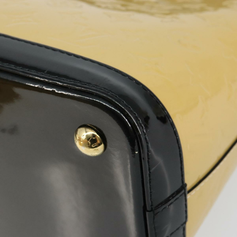 【日本直送】路易威登 Monogram Vernis Lockit PM 手提包 米色 黑色 M90251 正品 bs29224-14