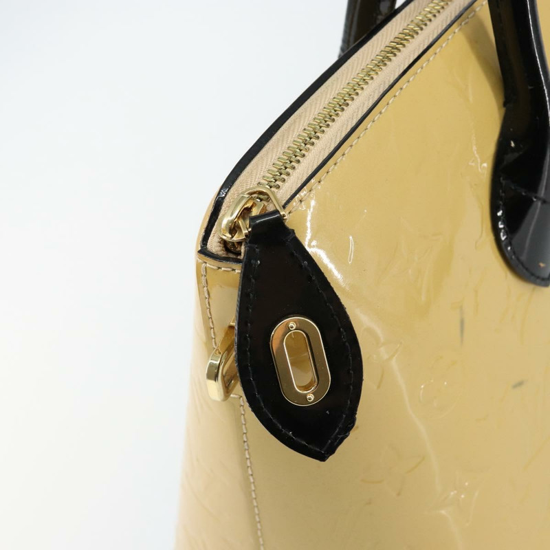 【日本直送】路易威登 Monogram Vernis Lockit PM 手提包 米色 黑色 M90251 正品 bs29224-20