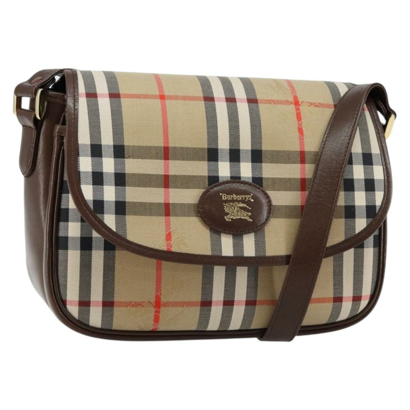 【日本直送】Burberrys Nova Check 單肩包 帆布 米色 金色 正品 hk3107-0