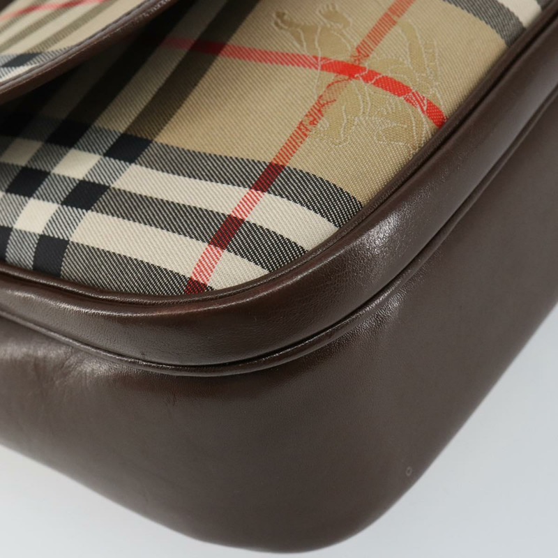 【日本直送】Burberrys Nova Check 單肩包 帆布 米色 金色 正品 hk3107-8