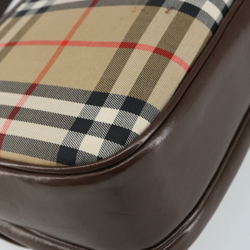 【日本直送】Burberrys Nova Check 單肩包 帆布 米色 金色 正品 hk3107-15