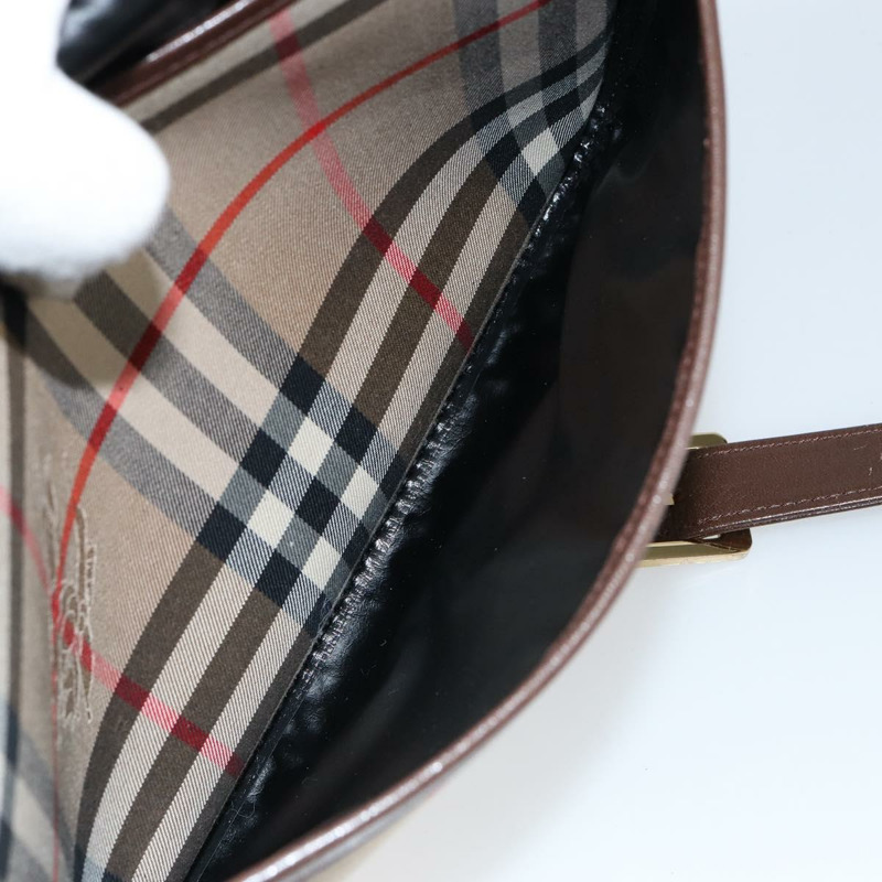 【日本直送】Burberrys Nova Check 單肩包 帆布 米色 金色 正品 hk3107-19