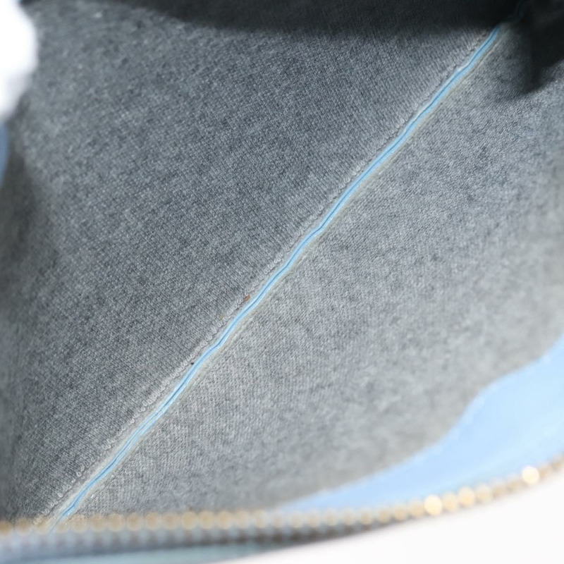 【日本直送】CELINE Trios Mall 肩背包 皮革 藍色 金色 正品 hk3113-10